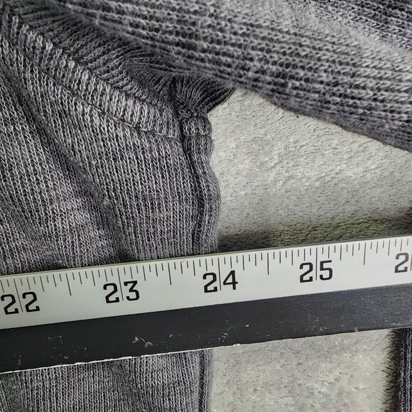 Mens Gray Van Heusen Pullover Sweater 1/4 Zip Long Sleeve Mock Neck Size XL - Picture 9 of 12